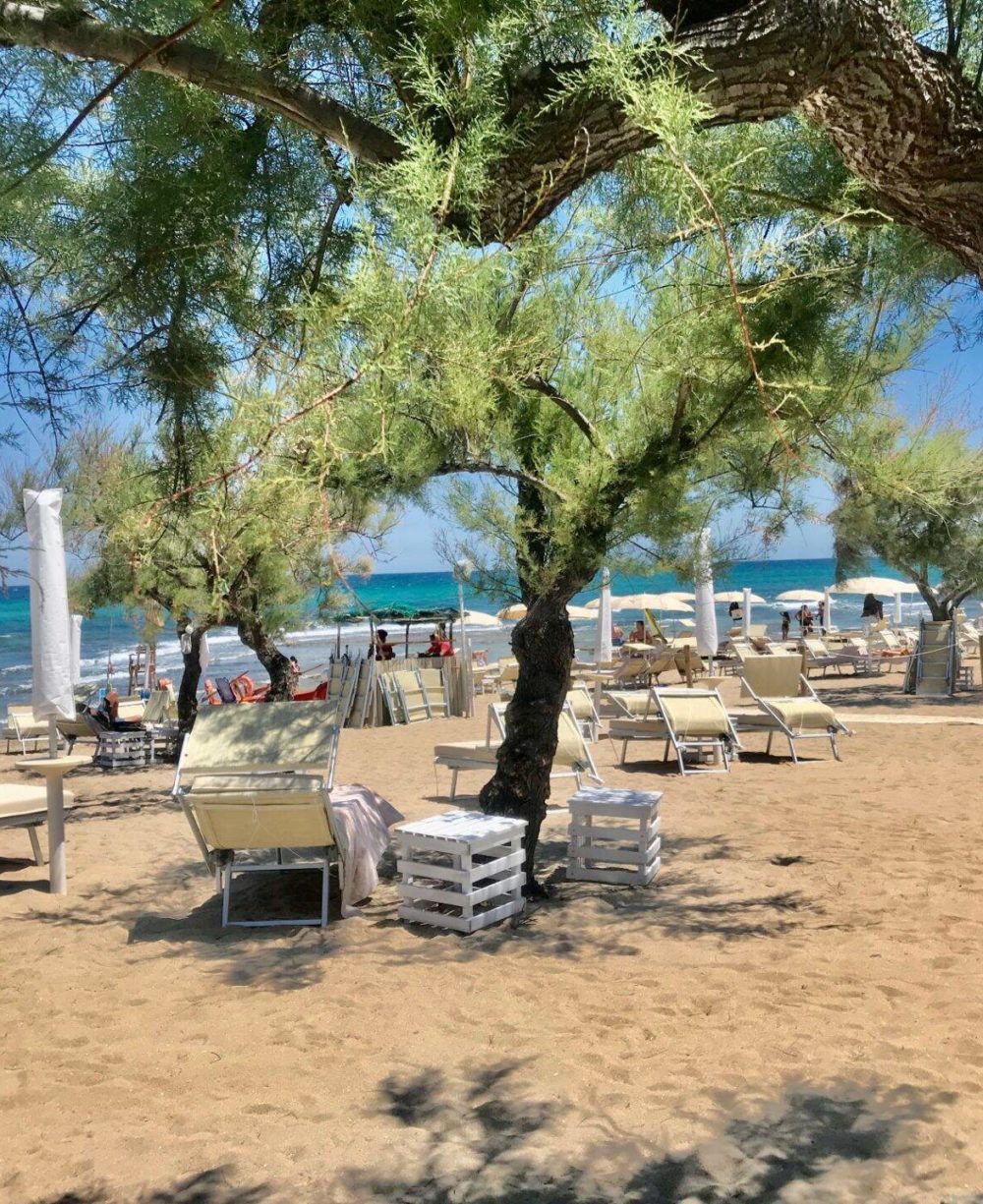 Ruhiger Beachclub