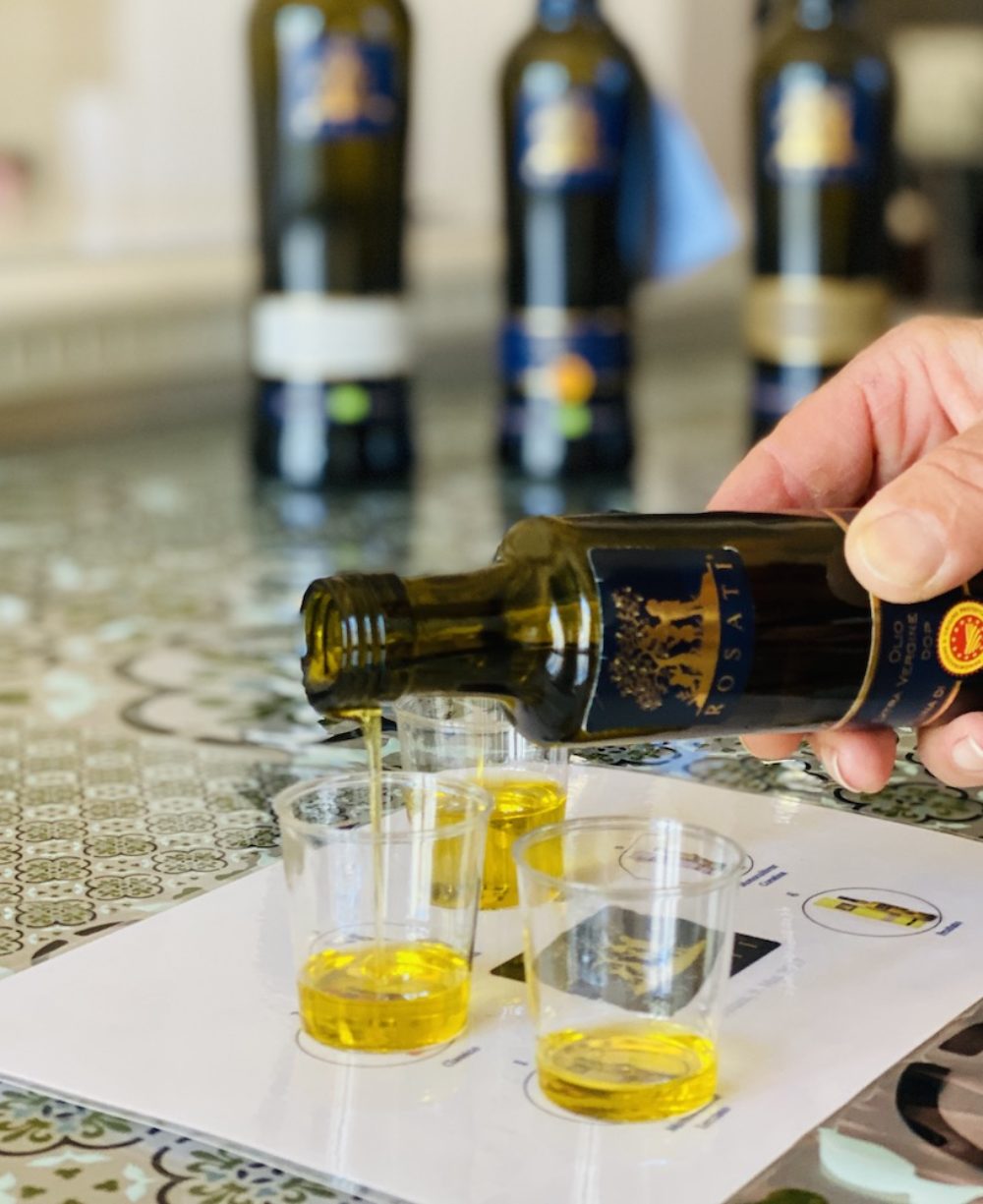 Olive oil tasting